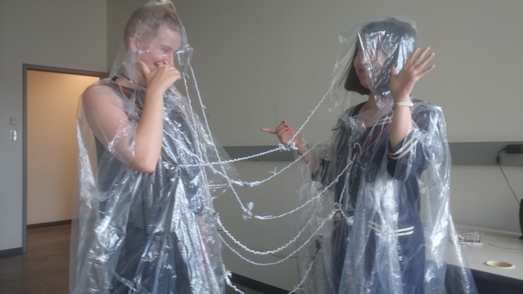 ...and the first ponchos (photo by Tobias Wehrum)